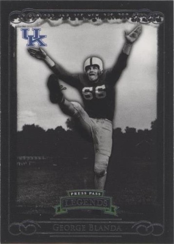 2008 Press Pass Legends George Blanda #66
