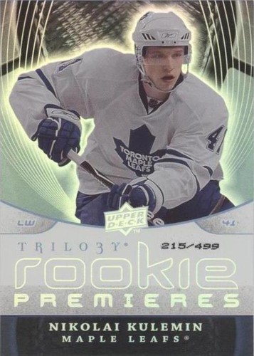 2008-09 Upper Deck Trilogy - Nikolai Kulemin #162