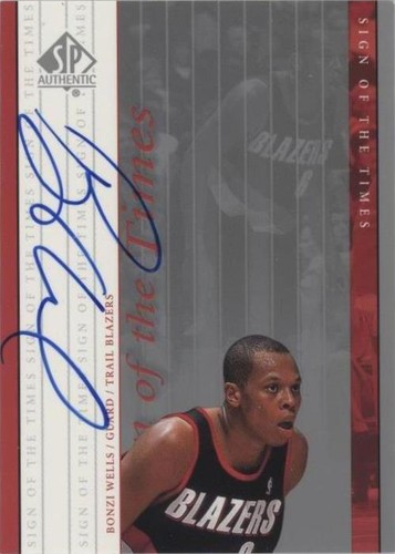 1999-00 SP Authentic - Bonzi Wells #BW