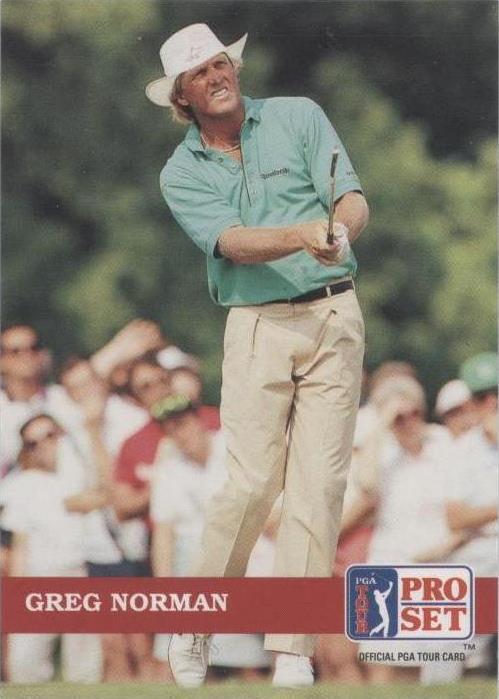 1992 Pro Set Golf - Greg Norman #33