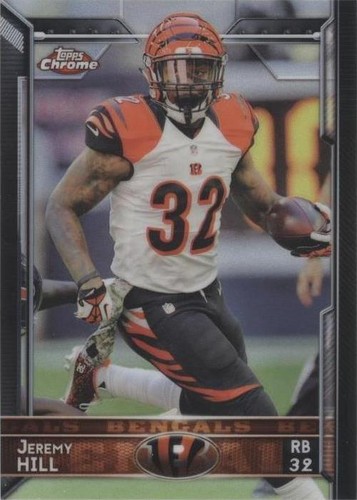 2015 Topps Chrome Jeremy Hill #42