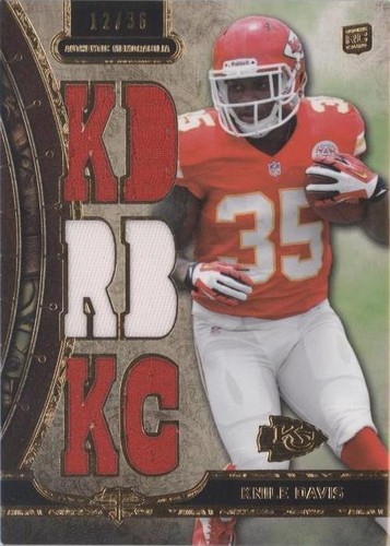 2013 Topps Triple Threads Knile Davis #TTR-KD