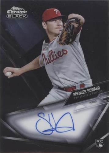 2021 Topps Chrome Black - Spencer Howard #CBA-SHO