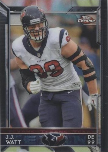2015 Topps Chrome J.J. Watt #75