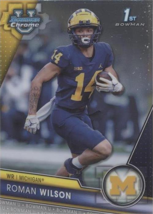 2023 Bowman University Chrome Roman Wilson #169