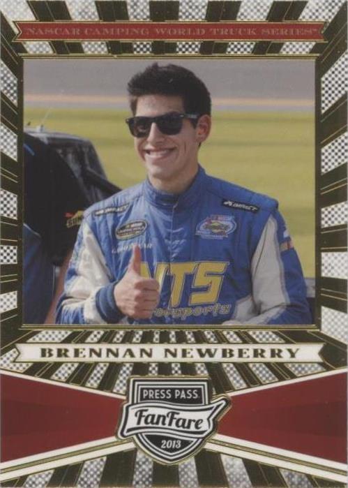 2013 Press Pass Fanfare - Brennan Newberry #84