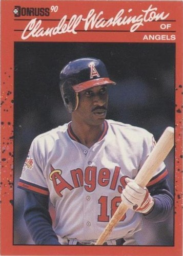 1990 Donruss - Claudell Washington #52