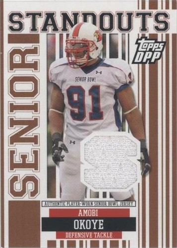 2007 Topps Draft Picks and Prospects (DPP) Amobi Okoye #SS-AO