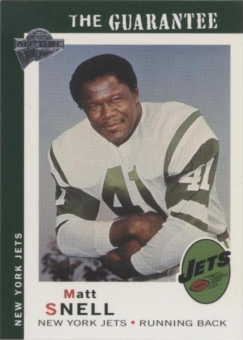 2004 Topps All-Time Fan Favorites Matt Snell #69