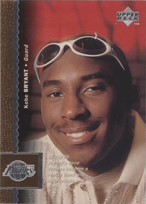1996-97 cubierta superior - Kobe Bryant #58