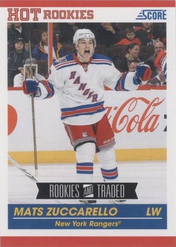 2010-11 Score Rookies & Traded - Mats Zuccarello #610