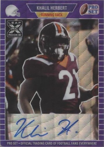 2021 Leaf Pro Set Metal Khalil Herbert #PA-KH2