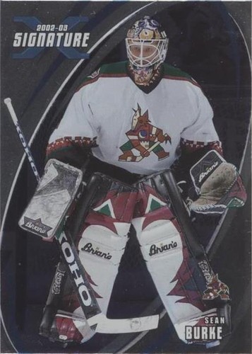 2002-03 In the Game Be A Player Signature Series - Sean Burke #098