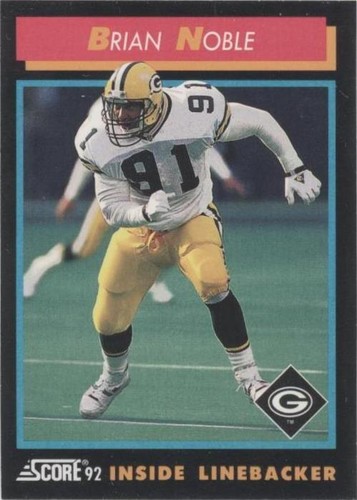 1992 Score Brian Noble #391