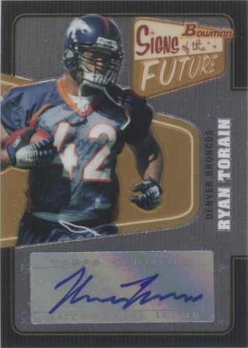 2008 Bowman Ryan Torain #SF-RT