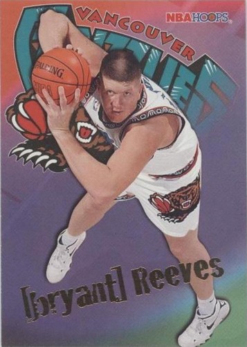 BRYANT reeves　NBA　プロバスケットボール　トレーディングカード 1995-96 NBA Hoops Basketball Bryant Reeves Rookie Card #289