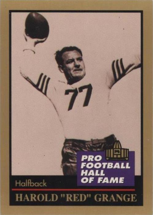 1991 Enor Pro Football Hall of Fame Red Grange #49