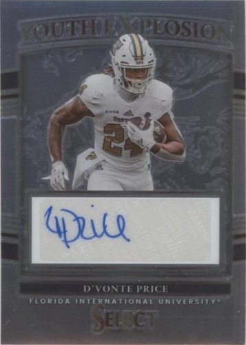 2022 Panini Select Draft Picks D'Vonte Price #YE-DVP