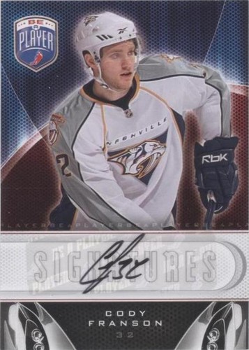 2009-10 Upper Deck Be a Player - Cody Franson #S-CF
