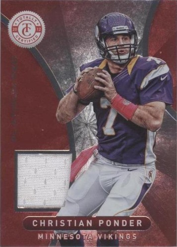 2012 Totally Certified Christian Ponder #76