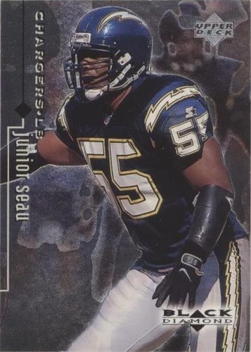 1998 Upper Deck Black Diamond Rookie Edition Junior Seau #75