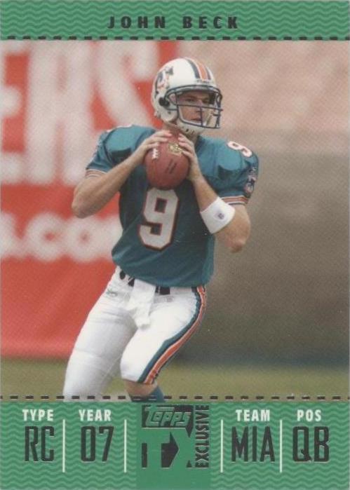 2007 Topps TX Exclusive John Beck #114