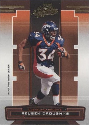 2005 Playoff Absolute Memorabilia Reuben Droughns #42