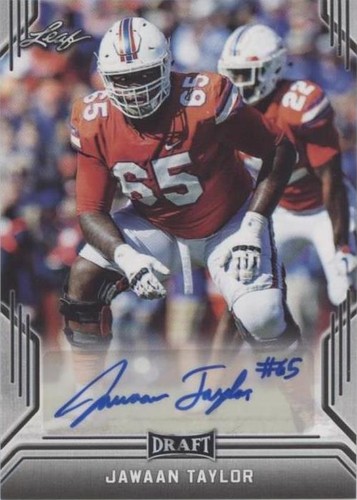 2019 Leaf Draft Jawaan Taylor #BA-JT2