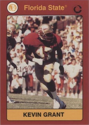 1991 Collegiate Collection Florida State Seminoles Kevin Grant #10