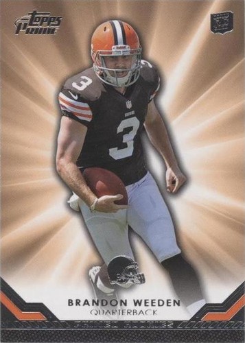 2012 Topps Prime Brandon Weeden #PR-BW