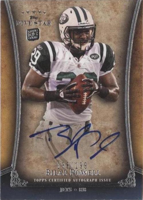 2011 Topps Five Star Bilal Powell #FSFA-BP