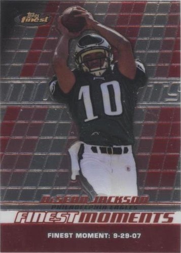 2008 Topps Finest DeSean Jackson #FM-DJ