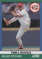 1991 Score 100 Hottest Rookies - Tim Layana #54