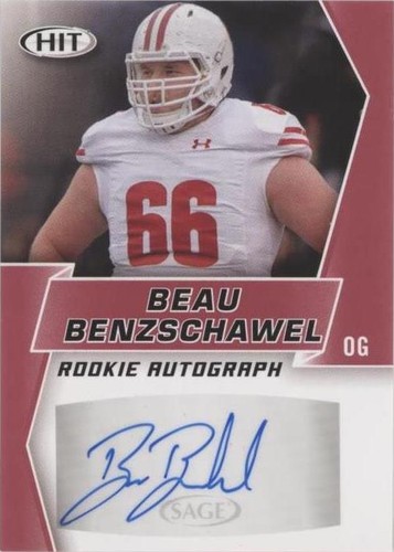 2019 Sage Hit Premier Draft Beau Benzschawel #A22