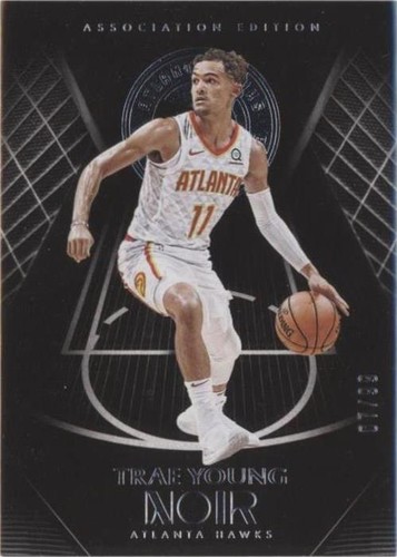 2024-25 Panini Noir Sneaker Spotlight #1 Trae Young ON CARD