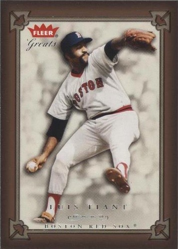 2004 Fleer Greats of the Game - Luis Tiant #51