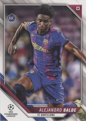 2021-22 Topps UCL Collection Alejandro Balde #164
