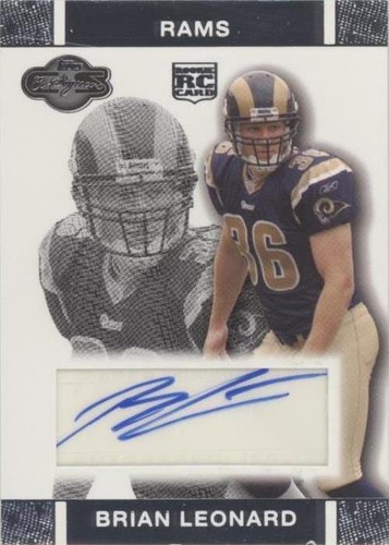 2007 Topps Co-Signers Brian Leonard #RA-BL