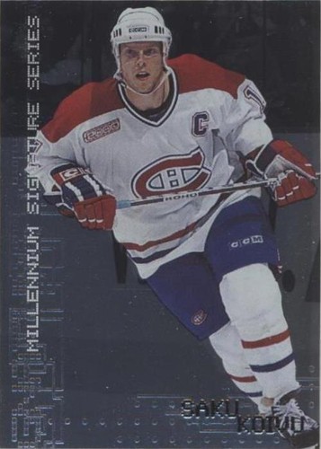 1999-00 In the Game Be A Player Millennium Signature Series - Saku Koivu #128