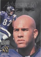 1998 Collector's Edge Advantage Derrick Alexander #11