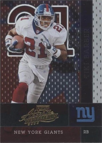 2002 Playoff Absolute Memorabilia Tiki Barber #129