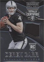 2014 Panini Totally Certified Derek Carr #RRC-DC