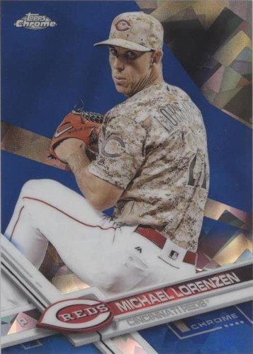 2017 Topps Chrome Sapphire Edition - Michael Lorenzen #386