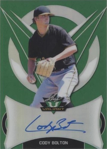 2019 Leaf Valiant - Cody Bolton #BA-CB3