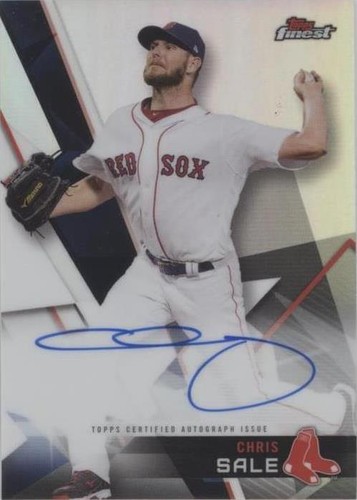 2018 Topps Finest - Chris Sale #FA-CS