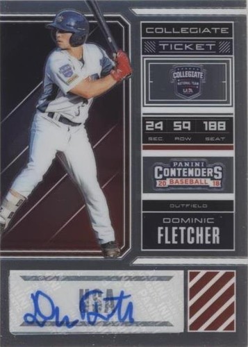 2018 Panini Elite Extra Edition - Dominic Fletcher #USA-DF