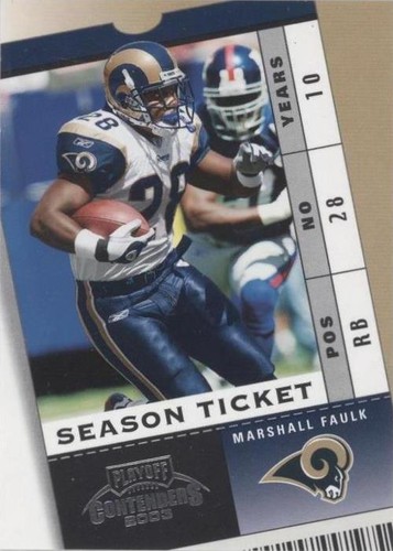 2003 Playoff Contenders Marshall Faulk #35