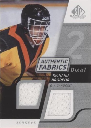 2008-09 SP Game Used Edition - Richard Brodeur #AF-RB