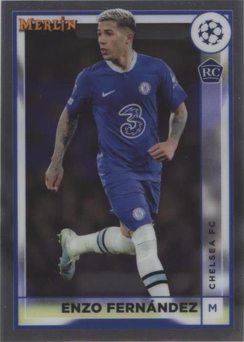 2022-23 Topps Merlin UEFA Club Competitions Enzo Fernandez #147