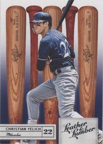 2019 Panini Leather & Lumber - Christian Yelich #67